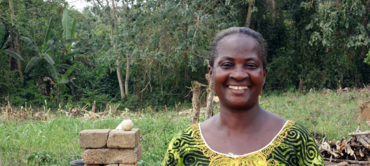 Yaa Janet, beneficiary of soap and detergent making at Ekorso